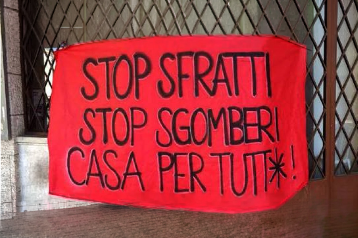 Picchetto Antisfratto – 1 luglio, via Giotto, Cinisello